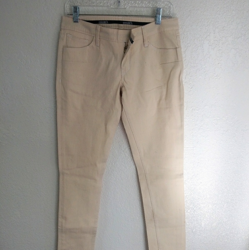 [ CASSETTE buttonless cream denim ]
